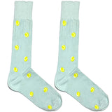 Blue And Green Tennis Ball Socks