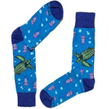 Blue And Green Turtoise Socks