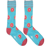 Blue And Pink Lemon Socks