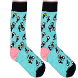 Blue And Pink Parrot Socks