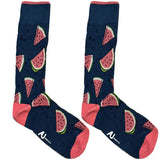 Blue And Pink Water Melon Socks