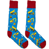 Blue And Red Crane Socks
