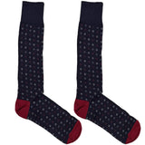 Blue And Red Diamond Socks