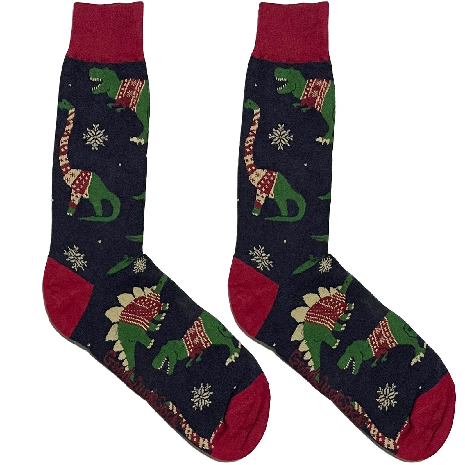 Blue And Red Dino Life Socks