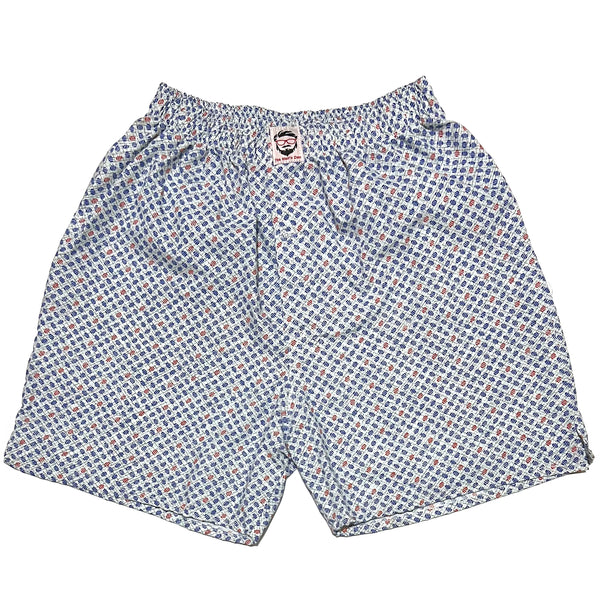 Blue And Red Pattern Cotton Boxers – themensden.pk