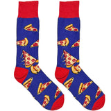 Blue And Red Pizza Socks