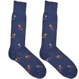 Blue And Red Puppy Socks