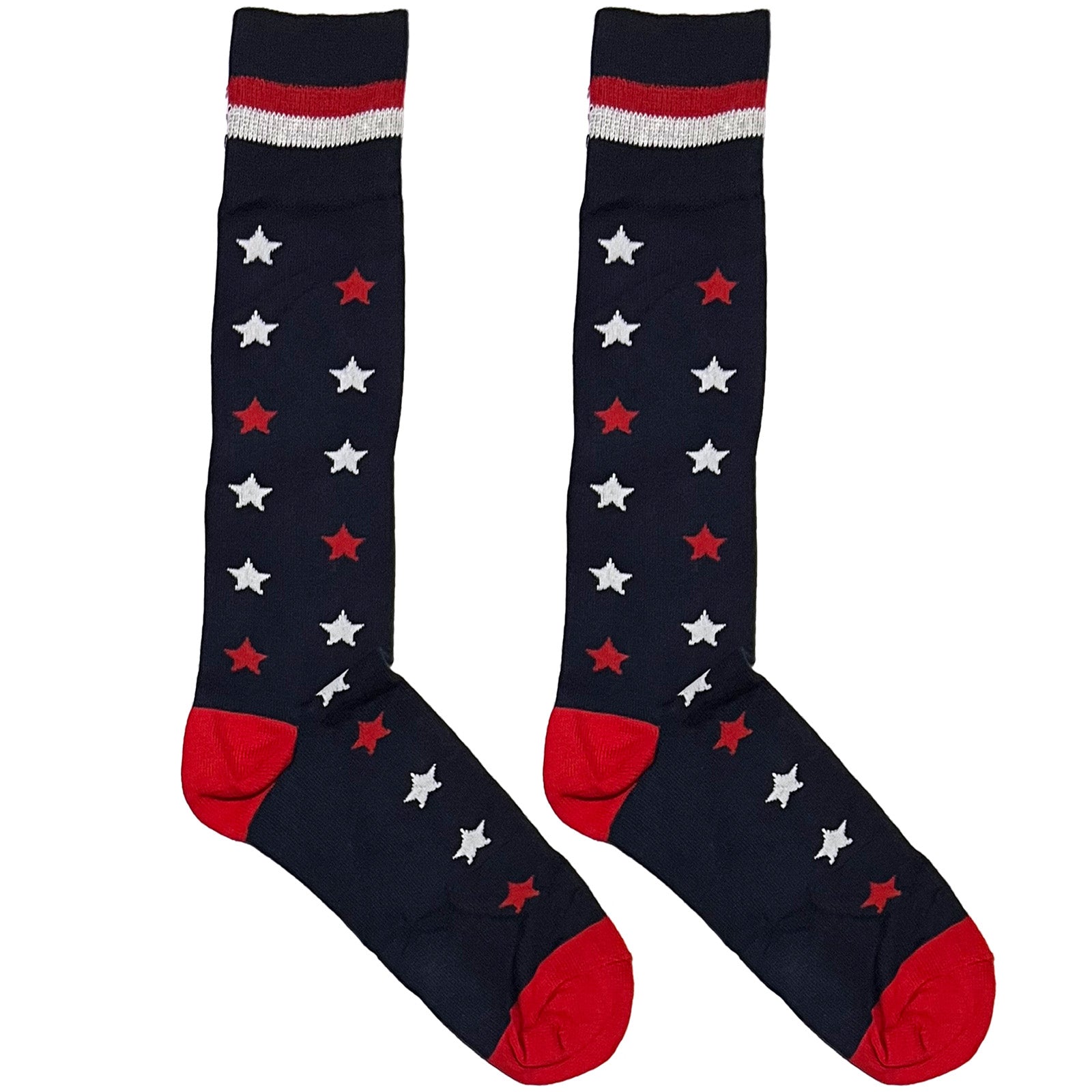 Blue And Red Stars Socks