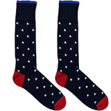 Blue And White Stars Socks
