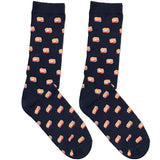 Blue And Yellow Books Socks