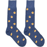 Blue And Yellow Donut Socks