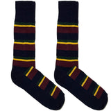 Blue And Yellow Stripe Socks