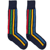 Blue And Yellow Stripes Socks