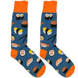 Blue And Yellow Sushi Socks
