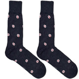 Blue Base Ball Socks