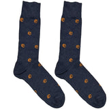 Blue Basket Ball Socks