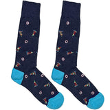 Blue Boat Sea Socks
