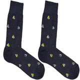 Blue Boat Socks