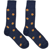Blue Burger Socks