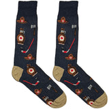 Blue Canadian Ice Hockey Socks