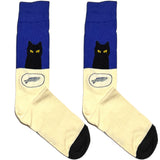 Blue Cat Food Socks