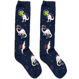 Blue Dino World Socks