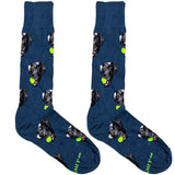 Blue Dog Ball Socks