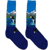 Blue Dolphin Lake Short Crew Socks