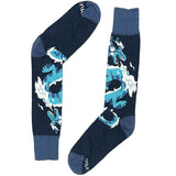 Blue Dragon Flame Socks