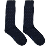 Blue Eagle Pattern Socks