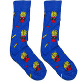 Blue Fries Short Crew Socks