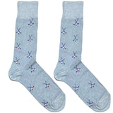 Blue Golf Stick Socks