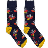 Blue Hamster Boat Socks