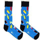 Blue Ice Lolly Socks