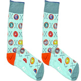 Blue Multicolor Donuts Socks