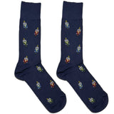Blue Nut Cracker Socks