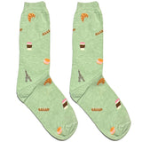 Blue Paris Bakery Short Crew Socks