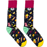Blue Party Donut Socks