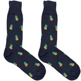 Blue Pine Apple Socks