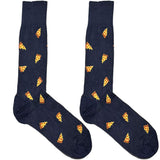 Blue Pizza Lover Socks
