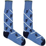 Blue Polo Stripes Socks