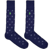 Blue RL Polo Squares Socks
