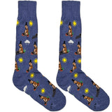 Blue Rabbit Hat Socks