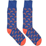 Blue Shrimps Socks