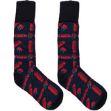 Blue Skating Socks