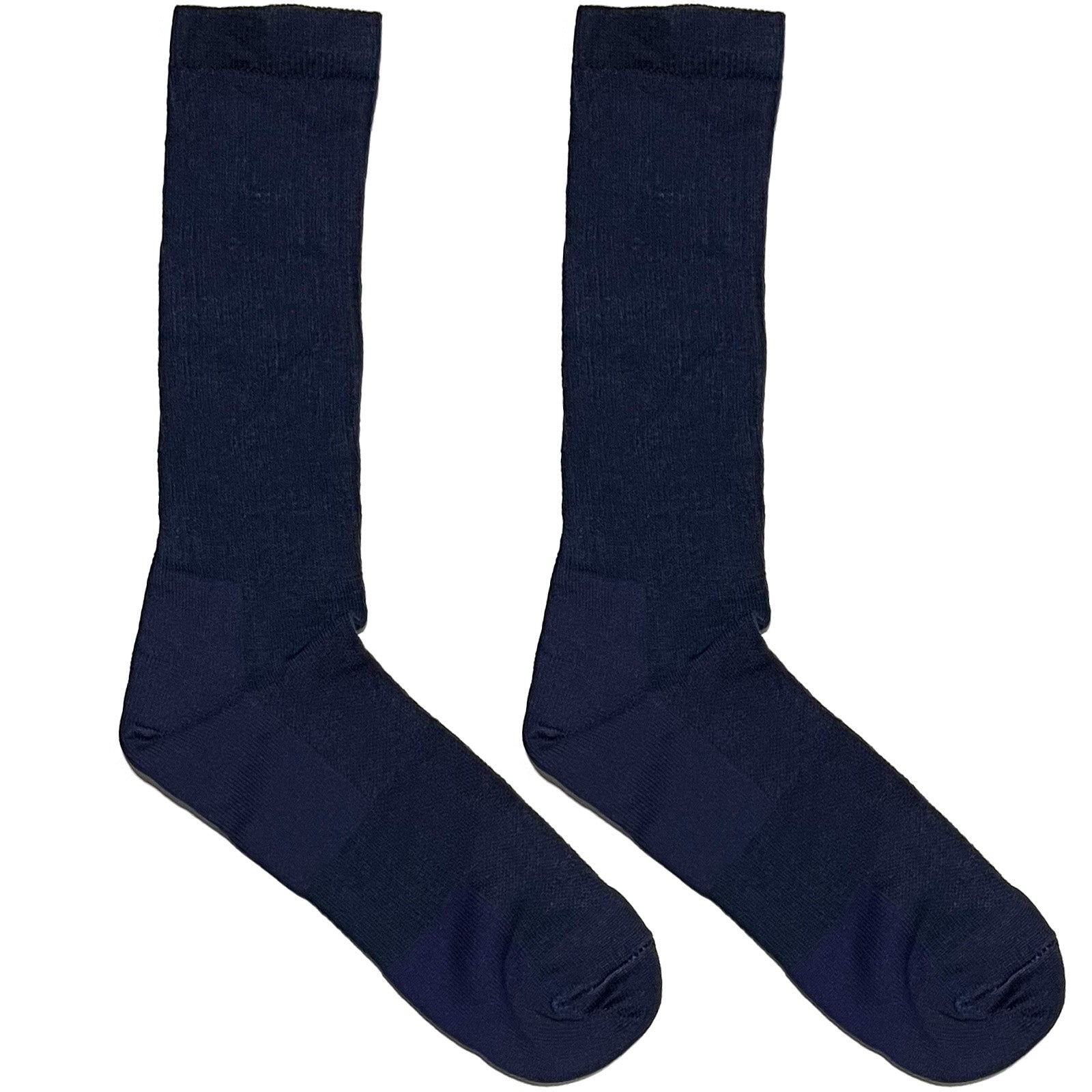 Blue Solid Color Socks