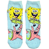 Blue Sponge Bob Ankle Socks
