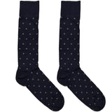 Blue Square Dotted Socks