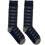 Blue Stripe Diamond Socks