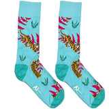 Blue Tiger Plant Socks